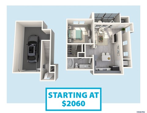a floor plan of a 2100 sq ft apartment